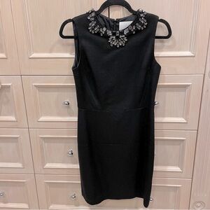 Phillip Lim Wool Shift Rhinestone Dress